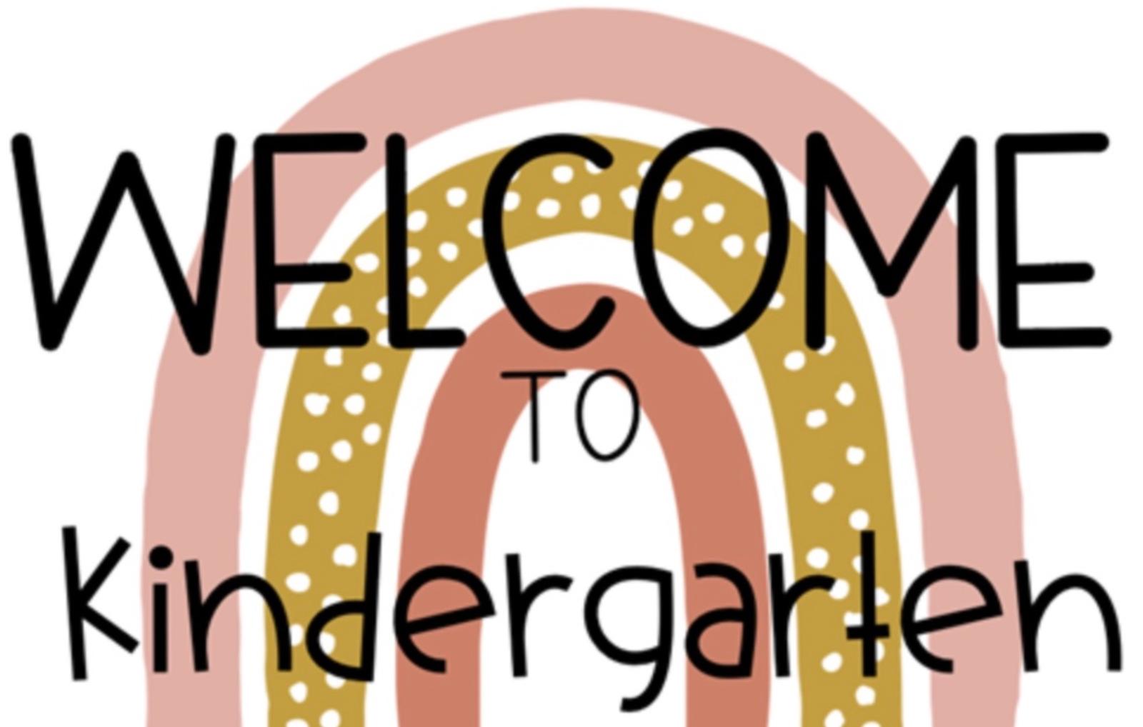 welcome to kindergarten clipart